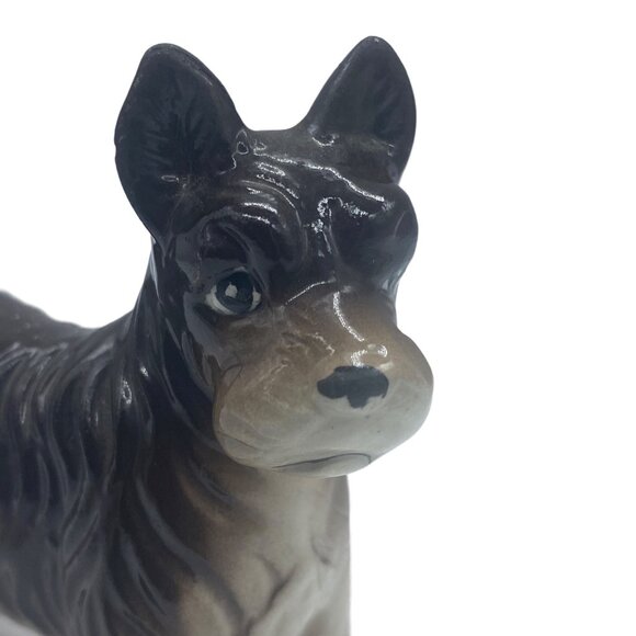 Vtg Scottish Terrier Figurine SCOTTIE 4" x 4" Glossy Collector Decor - Picture 2 of 8
